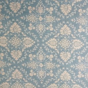 Blue Damask Super Snuggle Flannel Fabric
