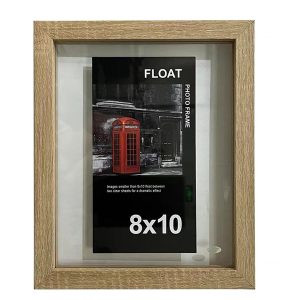Innovative Home Creations 8 x 10 Natural Wood Float Frame
