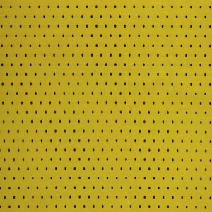 Black Dots on Yellow Quilt Cotton Fabric by Quilter s Showcase