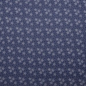 Dot Stars Navy Patriotic Cotton Fabric