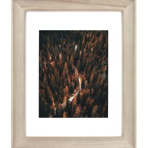 11 x 14 Matted to 8 x 10 Burnt Pine Table Frame by Hudson 43