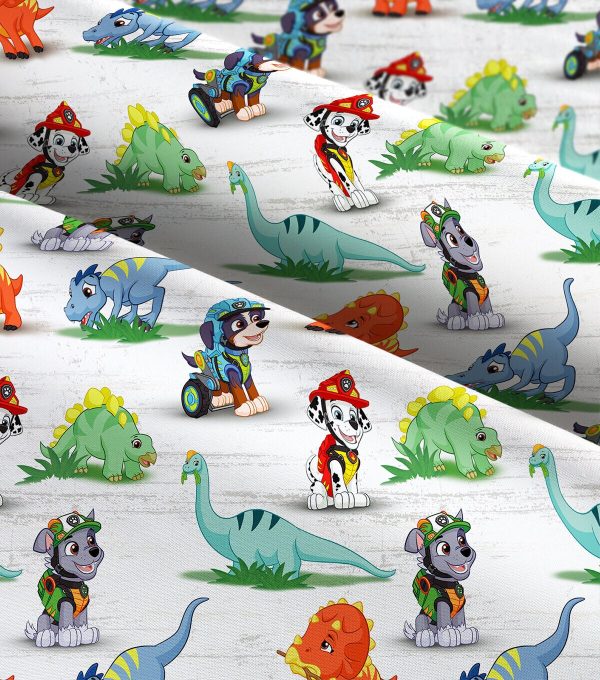 Paw Patrol Dino Adventure Cotton Fabric - Image 3