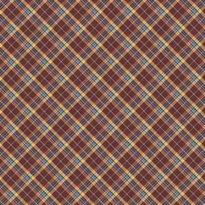 Fall Burgundy Plaid Bias Super Snuggle Flannel Fabric