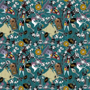 Nightmare Before Christmas Oogie Boogie Fear Fest Pack Cotton Fabric