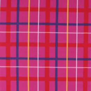 Blizzard Prints Come Together Plaid Fleece Fabric