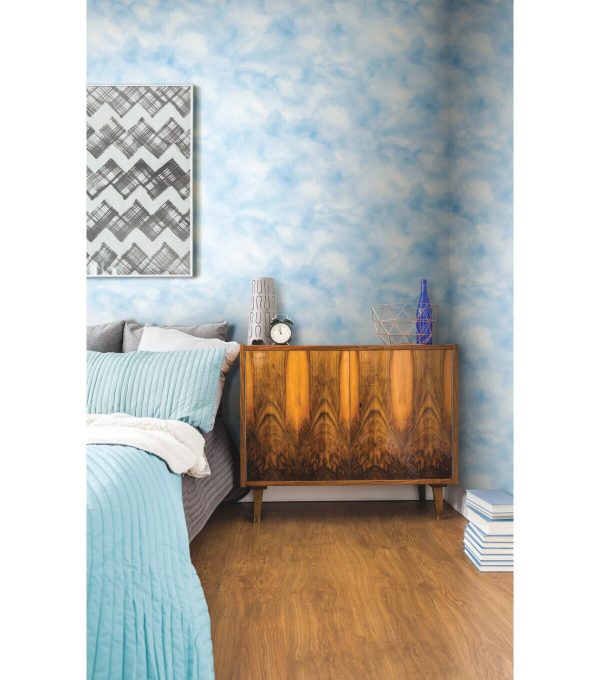 RoomMates Wallpaper Blue Cloud - Image 2