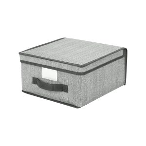 Simplify 12 Gray Storage Box With Handle