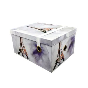 13.5 Landmarks Rectangle Box With Elastic Strap by Hudson 43