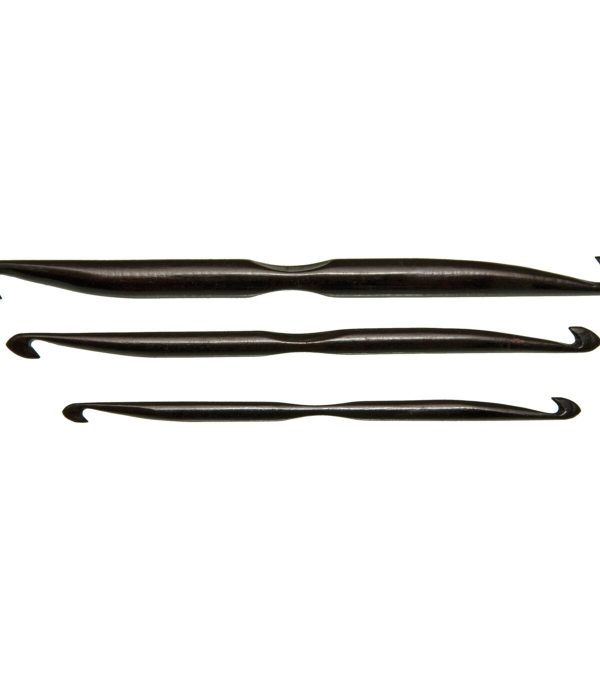Double Ended Ebony Crochet Hooks - Image 2