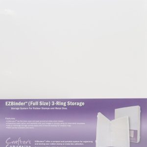 Crafter s Companion 11 x 12 Clear 3 Ring Enclosed Binder