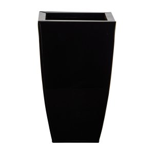 Nearly Natural 13 Brown Tapered Geometric Metal Planter