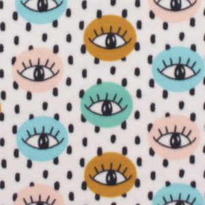 Eyes Blizzard Fleece Fabric
