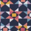 Multicolor Patchwork Geometric Blizzard Fleece Fabric