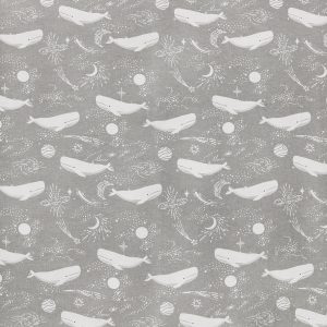 Gray Whales Super Snuggle Flannel Fabric
