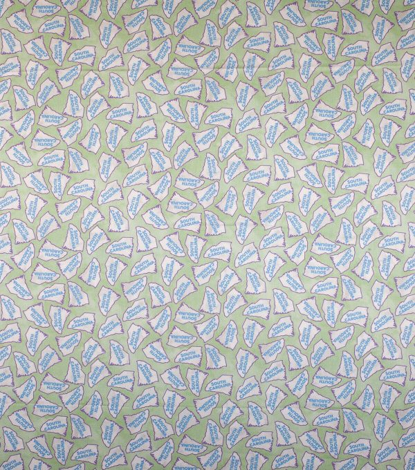 South Carolina Cotton Fabric Tossed State - Image 2