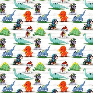 Paw Patrol Dino Adventure Cotton Fabric