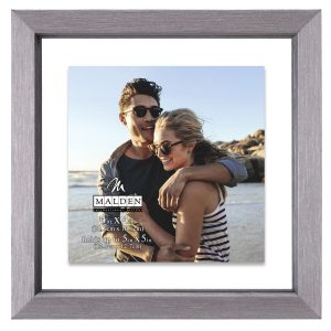 Malden 4 Gray Deep Floating Glass Tabletop Picture Frame