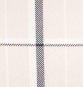 Peach Black Plaid Blizzard Fleece Fabric