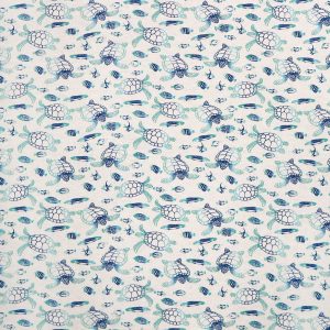 Turtles on White Super Snuggle Flannel Fabric