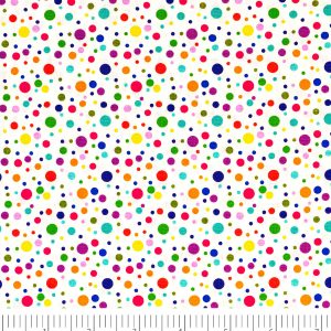 Singer Multicolor Dots Quilt Cotton Fabric