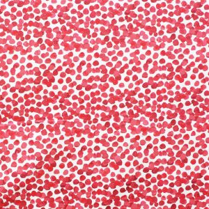 Red Dots Quilt Glitter Cotton Fabric by Keepsake Calico
