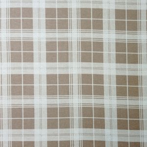 Tan Box Plaid Super Snuggle Flannel Fabric
