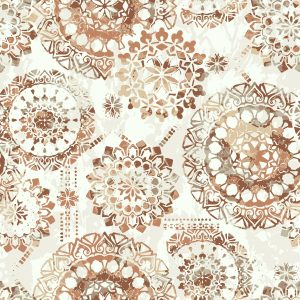 RoomMates 20.5 x 16.5  Bohemian Medallion Peel   Stick Wallpaper