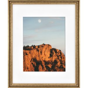 MCS 16 20 Matted to 11 14 Gold Bead Wall Frame