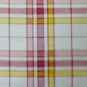 Pink and Yellow Plaid Super Snuggle Flannel Fabric