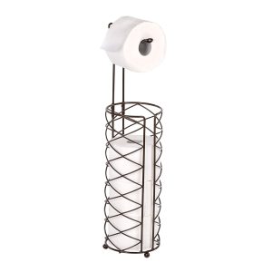 Honey Can Do 6 x 24.5 Oil Rubbed Bronze Toilet Paper Holder