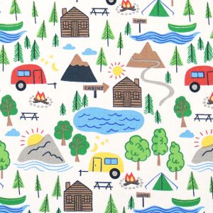 Camping Essentials Novelty Cotton Fabric - 1
