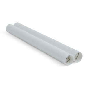 Flameless White LED Wax Taper Candles 2pk