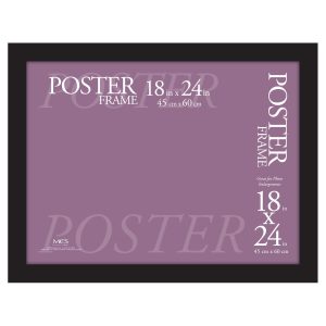 MCS 18 24 Black Wide Gallery Poster Frame