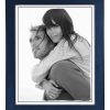 Malden Blue Linear Tabletop   Wall Picture Frame