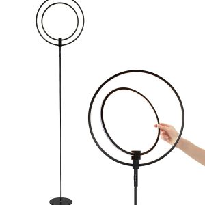 Brightech Eclipse LED Floor Lamp   Black
