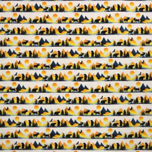 Sunset Wilderness Stripe Super Snuggle Flannel Fabric