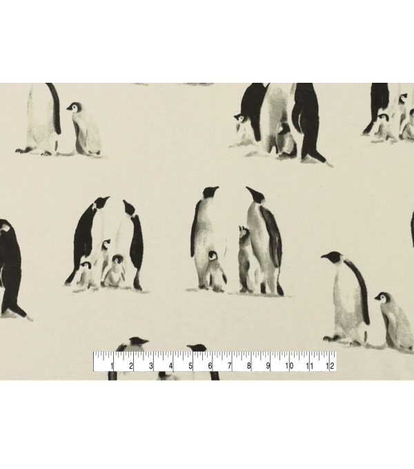 Penguins Super Snuggle Christmas Flannel Fabric - Image 4
