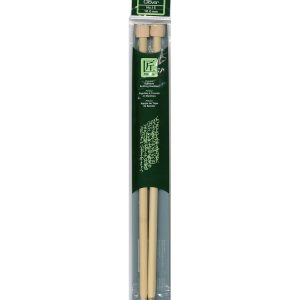 Clover 13 Bamboo Size 15 Single Point Knitting Needle Set