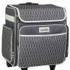 Everything Mary 14.5 Gray Rolling Scrapbook Case With Locking Handle