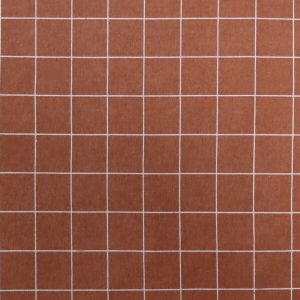 Windowpane Rust Super Snuggle Flannel Fabric