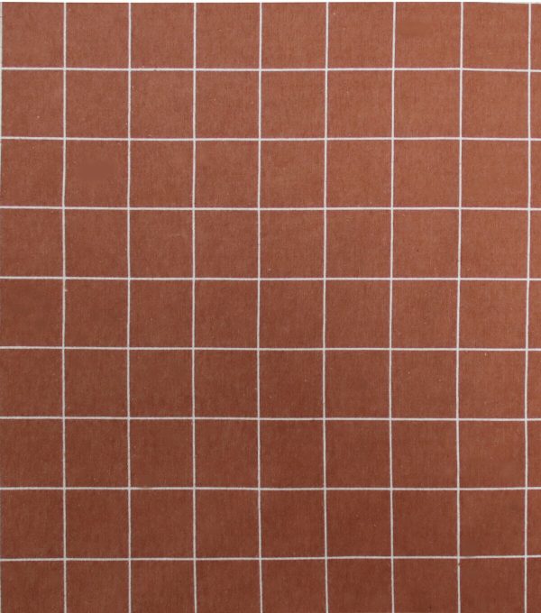 Windowpane Rust Super Snuggle Flannel Fabric