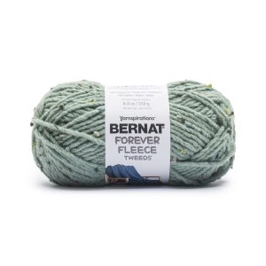 Bernat Forever Fleece Tweed Blanket 158yds Super Bulky Polyester Yarn
