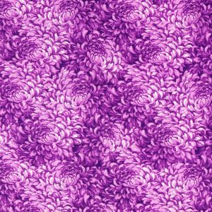 Purple Petals Watercolor Cotton Fabric by Keepsake Calico