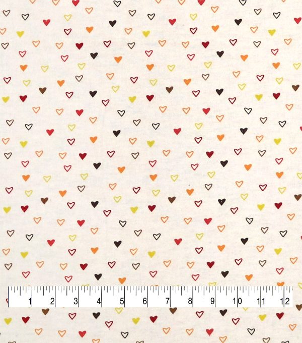Hearts Super Snuggle Cotton Fabric - Image 3